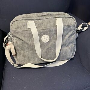 Kipling Diaper Bag Heather Gray